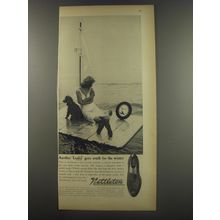 1956 Nettleton Shoes Ad - Another Loafer goes south for the winter
