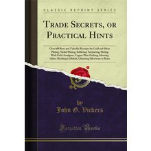 Trade Secrets, or Practical Hints (Classic Reprint)