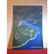 SYVOTA, LEFKADA, GREECE used postcard 2001 postmark =