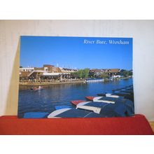 RIVER BURE, WROXHAM, NORFOLK BROADS unused postcard by J. Salmon =