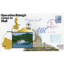 Marjorie Smelt 1987 Mayor Of Hull Operation Raleigh Hand Signed FDC