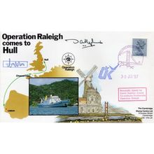 David Hopkins of Operation Raleigh Humberside Hull Hand Signed FDC