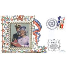 Queen Elizabeth II D-Day 60th Anniversary Benham Rare FDC