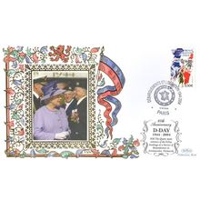 Queen Elizabeth II D-Day 60th Anniversary Benhams Rare FDC