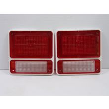 1971 - 1984 OEM Chevy GMC Van Tail Light Lenses Lens Pair 5962560 72 73 74 75 76