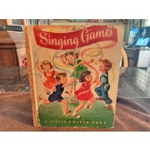 Little Golden Book Singing Games By Katharine Wessells (B) Edition 1947
