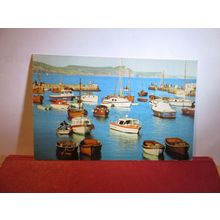 THE HARBOUR, LYME REGIS, DORSET unused postcard by Colourmaster =