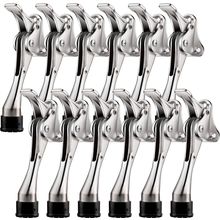 Chumia 12 Pcs Kick down Door Stops 5.2 Inch Heavy Duty Door Stops for Bottom Adj