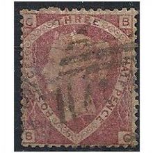 1870 SG50/1 1 1/2d Rose Plate 1 Good+ Used "BG" .. .