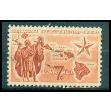 Used C55 7c Hawaii Statehood Fine WA0623