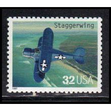 3142j 32c Staggerwing Fine MNH W5368