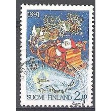 Finland 1991 Michel 1160 O Cote (2013) 0.60 Euro Bonhomme de Noël Cachet rond