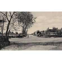 Rockland Crossroads Village Road Direction Sign Norfolk Vintage Postcard