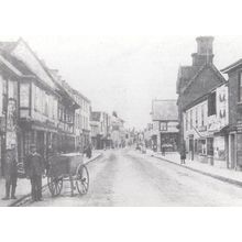 Victorian Shops at Hadleigh Suffolk Postcard