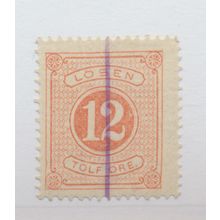 Sweden Stamp Scott #J5, Used, Line Cancel