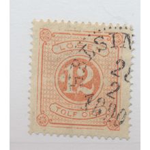 Sweden Stamp Scott #J5, Used, Good Centering, 1890 Cancel