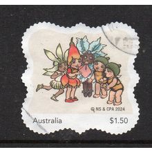 AUSTRALIA: BIB & BUB, 2024 GUMNUT BABIES, USED SELF-ADHESIVE MYSTAMP. 5/6