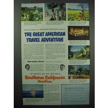 1955 Southern California Tourism Ad - Adventure