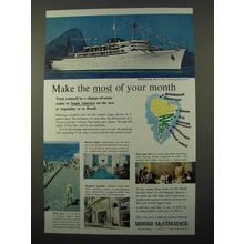 1959 Moore-McCormack Lines Ad - Make The Most Of