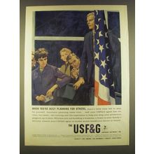 1963 USF&G Insurance Ad - When you're busy planning for others