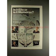 1973 Memorex Cassette Tape Ad, with Ella Fitzgerald!!