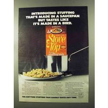1973 Stove Top Stuffing Ad - Made in a Saucepan
