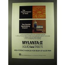 1973 Stuart Pharmaceuticals Mylanta-II Ad