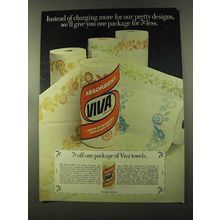 1973 Viva Towels Ad - Our Pretty Designs