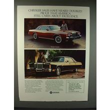 1976 Chrysler Cordoba, New Yorker Brougham Car Ad!