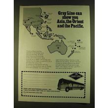 1980 The Gray Line Ad - Show You Asia, Orient, Pacific