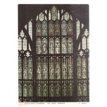 THE CRECY WINDOW, GLOUCESTER CATHEDRAL. unused vintage postcard by Judges =