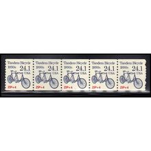 2266 24.1c Tandem Bicycle Very Fine MNH Dry Gum PNC 1/5 X1364