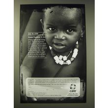 2002 CARE Cooperative for Assistance and Relief Everywhere Advertisement