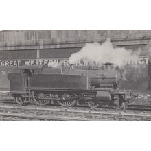 Great Western Railway GWR No 2230 Class 4-4-2T Antique Real Photo Postcard