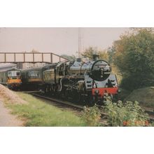 73096 Standard 5 Train E6003 Ropley Station Postcard