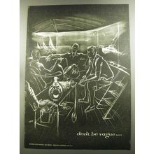 1952 Haig & Haig Scotch Ad - don't be vague - On Yacht