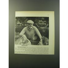 1953 Allen Solly Wool Polo Shirt Ad - Choice of British Sportsmen