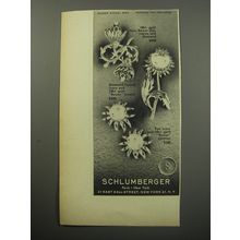 1955 Schlumberger Jewelry Advertisement - Shown Actual Size