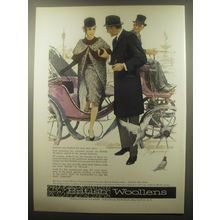 1959 British Woolens Ad - Autumn has cloaked the land once more