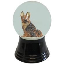 PR1287 - Perzy Snowglobe - Small Dog - 2.5"H x 1.5"W x 1.5"D
