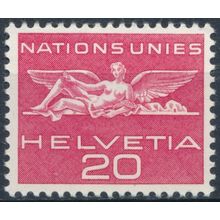 UNO Official: 20c - Switzerland 1955 - MNH - MiNr 24
