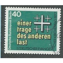 BERLIN - 1977 50pf '17TH EVANGICAL CHURCHES DAY ' FINE USED (EBID42-358)