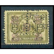 Used Revenue 2c N.Y. Stock Transfer Fine WA2839