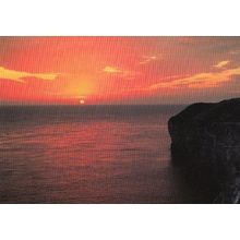 Flamborough Yorkshire Sunrise Stunning Village Mountain View Postcard