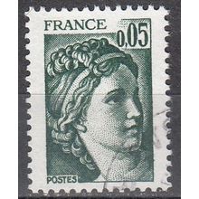 France 1977 Michel 2082X O Cote (2008) 0.15 € Sabine de Gandon Cachet rond