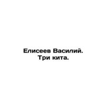 Vasily Eliseev. Three whales. In Russian /Eliseev Vasiliy. Tri kita.