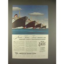 1948 American Export Lines Cruise Ship Ad!