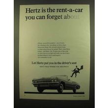 1965 Hertz Rent-A-Car Ad - You Can Forget About