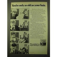 1971 Great Day Hair Color Ad - Only Old As Your Hair