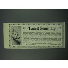 1930 Lasell Seminary Ad - School for modern girls who appreciate the tradition